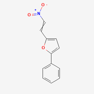 molecular formula C12H9NO3 B8487705 2-(2-Nitrovinyl)-5-phenylfuran 