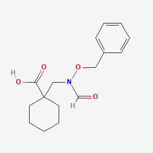 1-{[(Benzyloxy)(formyl)amino]methyl}cyclohexane-1-carboxylic acid
