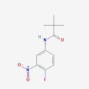 N-(4-fluoro-3-nitrophenyl)-2,2-dimethylpropanamide