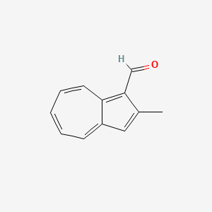 molecular formula C12H10O B8487768 2-Methylazulene-1-carbaldehyde 