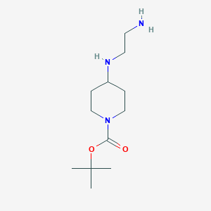 tert-Butyl 4-(2-azanylethylamino)piperidine-1-carboxylate