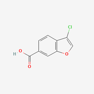 3-Chloro-1-benzofuran-6-carboxylic acid