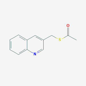 3-Acetylthiomethylquinoline