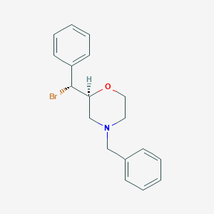 molecular formula C18H20BrNO B8487826 (2S)-4-Benzyl-2-[bromo(phenyl)methyl]morpholine CAS No. 667876-79-1