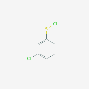 molecular formula C6H4Cl2S B8487862 m-Chlorobenzenesulfenyl chloride 