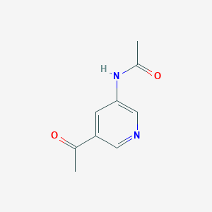 molecular formula C9H10N2O2 B8487866 N-(5-acetylpyridin-3-yl)acetamide 