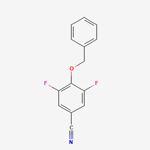 molecular formula C14H9F2NO B8487872 4-Benzyloxy-3,5-difluorobenzonitrile CAS No. 935527-22-3