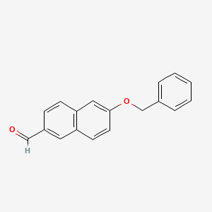 molecular formula C18H14O2 B8487913 6-Benzyloxy-2-naphthaldehyde 
