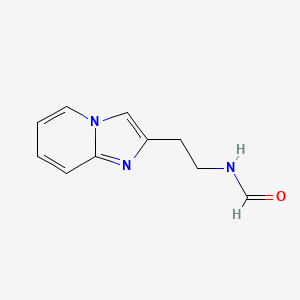 molecular formula C10H11N3O B8487946 2-(2-Formamidoethyl)imidazo [1,2-a]pyridine 
