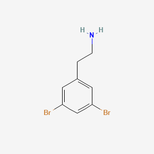 molecular formula C8H9Br2N B8487964 N-(3,5-Dibromobenzyl)methylamine 