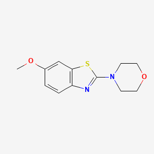 molecular formula C12H14N2O2S B8487968 2-Morpholino-6-methoxybenzothiazole 