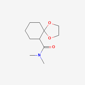 1,4-Dioxaspiro[4.5]decane-6-carboxylic acid, dimethylamide