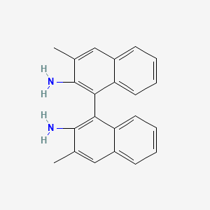 molecular formula C22H20N2 B8488001 (R)-3,3'-Dimethyl-[1,1'-binaphthalene]-2,2'-diamine 