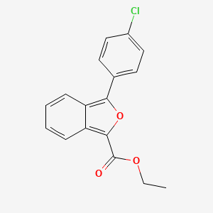 Ethyl 3-(4-chlorophenyl)-2-benzofuran-1-carboxylate