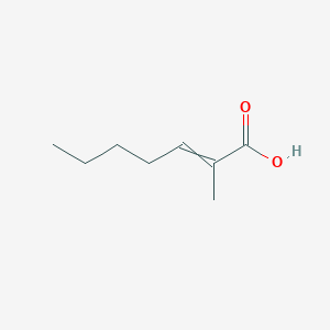 molecular formula C8H14O2 B8488030 2-Methylhept-2-enoic acid CAS No. 89157-36-8