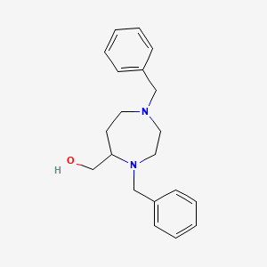 molecular formula C20H26N2O B8488075 (1,4-Dibenzyl-1,4-diazepan-5-yl)methanol CAS No. 405160-72-7