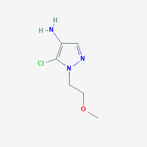 5-Chloro-1-(2-methoxyethyl)-1H-pyrazol-4-amine