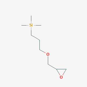 molecular formula C9H20O2Si B8488087 Glycidyloxypropyltrimethylsilane CAS No. 107814-75-5