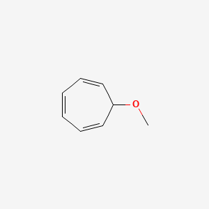 molecular formula C8H10O B8488127 7-Methoxycycloheptatriene CAS No. 1714-38-1