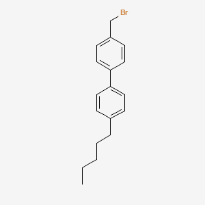 molecular formula C18H21Br B8488144 4-(Bromomethyl)-4'-pentyl-1,1'-biphenyl CAS No. 80563-37-7