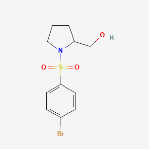 [1-(4-Bromo-benzenesulfonyl)-pyrrolidin-2-yl]-methanol