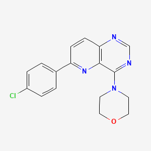 6-(4-Chlorophenyl)-4-(morpholin-4-yl)pyrido[3,2-d]pyrimidine