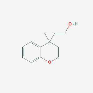 molecular formula C12H16O2 B8488169 2-(4-Methylchroman-4-yl)ethanol 