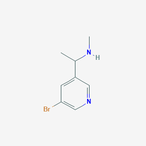 molecular formula C8H11BrN2 B8488246 [1-(5-Bromo-pyridin-3-yl)-ethyl]-methyl-amine 