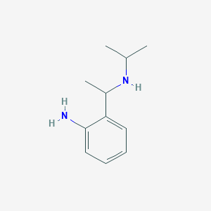 molecular formula C11H18N2 B8488251 2-[1-(Isopropylamino)ethyl]aniline 