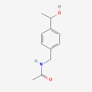 N-{[4-(1-hydroxyethyl)phenyl]methyl}acetamide