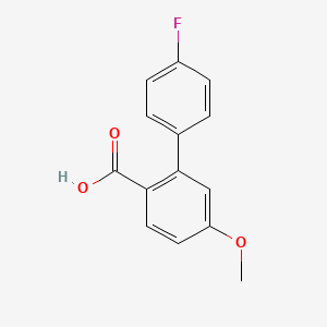 4-Methoxy-2-(4-fluorophenyl)benzoic acid