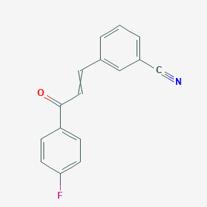 3-[3-(4-Fluorophenyl)-3-oxo-1-propenyl]-benzonitrile