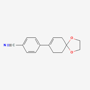 4-(1,4-Dioxaspiro[4.5]dec-7-en-8-yl)benzonitrile