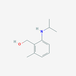 molecular formula C11H17NO B8488630 [2-(Isopropylamino)-6-methylphenyl]methanol 