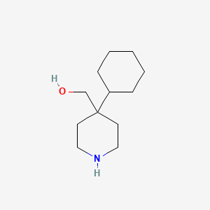 (4-Cyclohexylpiperidin-4-yl)-methanol