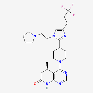 molecular formula C25H34F3N7O B8488691 Akt-IN-2 