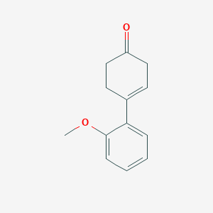 molecular formula C13H14O2 B8488698 4-(2-Methoxy-phenyl)-cyclohex-3-enone 