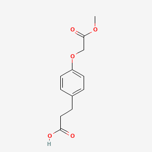 3-(4-Methoxycarbonylmethoxy-phenyl)-propionic acid