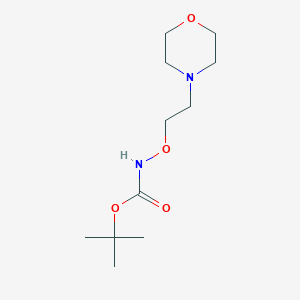 molecular formula C11H22N2O4 B8488738 (2-Morpholin-4-yl-ethoxy)-carbamic acid tert-butyl ester 