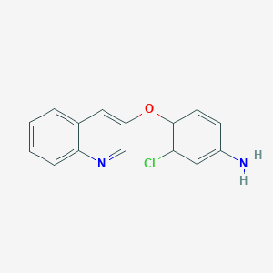 3-Chloro-4-(quinolin-3-yloxy)phenylamine