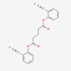molecular formula C21H16O4 B8488754 Bis(2-ethynylphenyl) pentanedioate CAS No. 66096-91-1