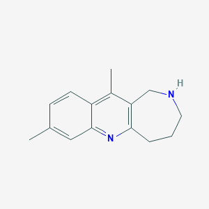 molecular formula C15H18N2 B8488788 8,11-dimethyl-2,3,4,5-tetrahydro-1H-azepino[4,3-b]quinoline 