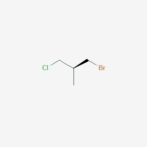 molecular formula C4H8BrCl B8488807 (2S)-1-bromo-3-chloro-2-methylpropane 