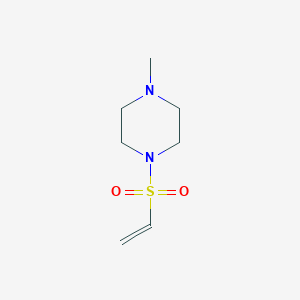 molecular formula C7H14N2O2S B8488820 1-Methyl-4-(vinylsulfonyl)piperazine CAS No. 958298-01-6