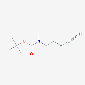 molecular formula C11H19NO2 B8488869 Methyl-pent-4-ynyl-carbamic acid tert-butyl ester 