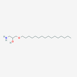 molecular formula C19H41NO2 B8488904 1-Amino-3-hexadecyloxy-propan-2-ol 