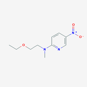 molecular formula C10H15N3O3 B8488932 (2-Ethoxy-ethyl)-methyl-(5-nitro-pyridin-2-yl)-amine 