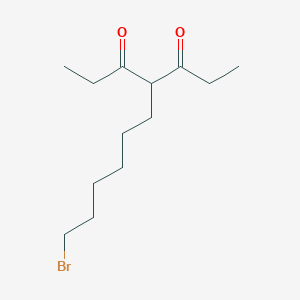 B8488939 4-(6-Bromohexyl)heptane-3,5-dione CAS No. 56219-73-9