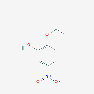 molecular formula C9H11NO4 B8488950 2-Isopropoxy-5-nitrophenol 