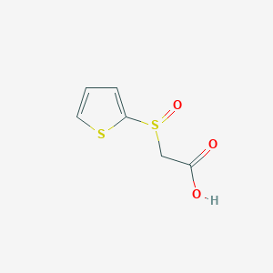 molecular formula C6H6O3S2 B8488982 2-Thienylsulfinylacetic acid 